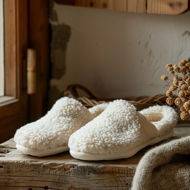 Sherpa custom slippers winter